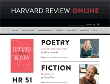 Tablet Screenshot of harvardreview.org